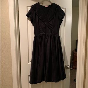 Pinup couture 1950s dress